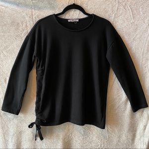 Grey and Gray Oversized Fleece Shirt